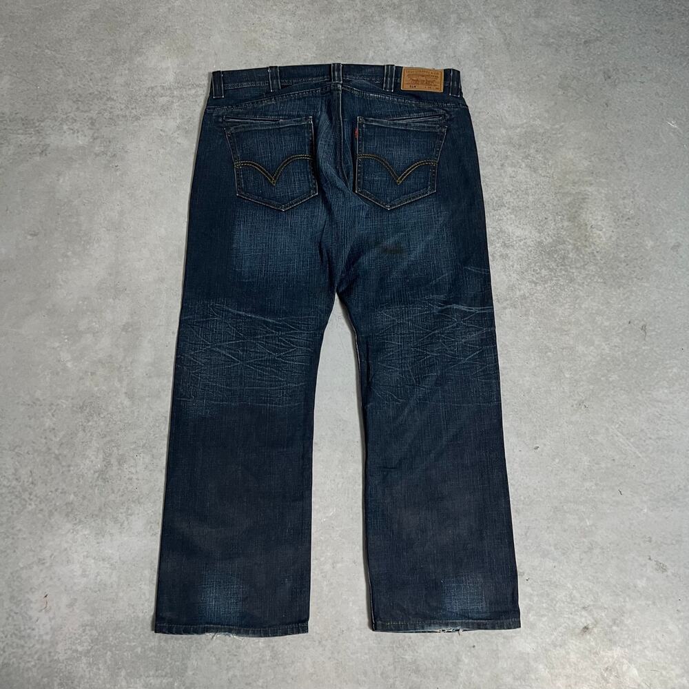 Levi's 514 Relaxed Straight Men's Size 38x30 Blue Loose Denim Jeans